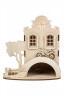 Заготовка для декорирования Чайный домик Амстердам блистер 1 шт. ("Mr. Carving" ВД-565) 15см х 16см х 3мм фанера