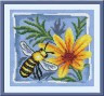 Набор для вышивки "Трудолюбивая пчелка" 1 шт. ("Panna" ПС-0630) 16.5см х 15см