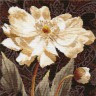 Набор для вышивки "Белые цветы: В объятиях света" 1 шт. ("Алиса" 2-18) 25см х 25см