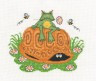 Набор для вышивки "Лягушонок и черепаха" 1 шт. ("Кларт" 8-072) 16см х 18см