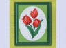 Набор для вышивки "Тюльпаны" 1 шт. ("Lutars" №019) 11см х 16см