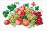 Канва с рисунком "Виноград и персик" 1 шт. (404) 33см х 45см