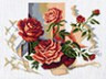 Канва с рисунком "Розы" 1 шт. (600) 33см х 45см