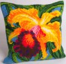Набор для вышивки "Орхидея" подушка 1 шт. ("Collection D'Art" 5008) 40см х 40см