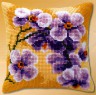 Набор для вышивки "Сиреневые цветы" (подушка) 1 шт. ("Vervaco" 1200/109) 40см х 40см