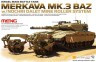 Модель "танк" Merkava Mk.3 BAZ w/Nochri Dalet Mine Roller System 1 шт. ("MENG" TS-005) пластик