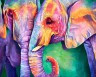 Набор для изготовления картины из страз Мудрость слонов 1 шт. ("Алмазная живопись" АЖ-1385)