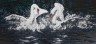 Кристальная мозаика "Фрея" Белые лебеди 1 шт. (ООО "ПАННА" ALVR-22-012) 53см х 24.5см