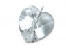 Подвеска Сердце М.С.Heart Crystal набор 6 шт. ("Preciosa" 433-68-301) 14мм
